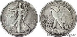 STATI UNITI D&nbsp;AMERICA 1/2 Dollar Walking Liberty 1937 Philadelphie q.BB 