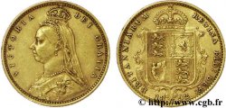 REGNO UNITO 1/2 Souverain Victoria “buste du jubilé” 1892 Londres