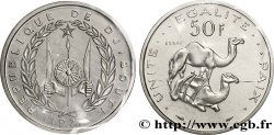 DSCHIBUTI Essai de 50 Francs  emblème / dromadaires 1977 Paris ST 