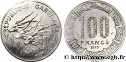 GABON Essai de 100 Francs antilopes type “BEAC” 1975 Paris
