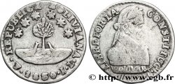 BOLIVIE 1/2 Sol Simon Bolivar / 2 lamas sous un arbre JL 1830 Potosi