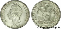 ECUADOR 2 Decimos de Sucre Antonio Jose de Sucre / blason 1916 Philadelphie MS 