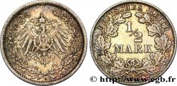 ALLEMAGNE 1/2 Mark Empire aigle impérial 1907 Berlin