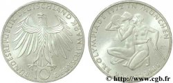 GERMANY 10 Mark XXe J.O. Munich : basket-ball et canoeing / aigle 1972 Hambourg - J AU 