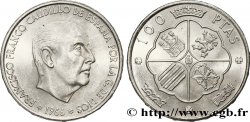 ESPAGNE 100 Pesetas Francisco Franco (1967 dans les étoiles) 1966 Madrid SPL 