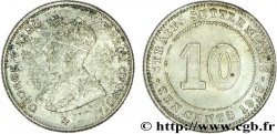MALAYSIA - STRAITS SETTLEMENTS 10 Cents Straits Settlements Georges V 1919  AU 