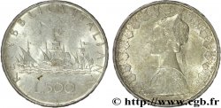 ITALY 500 Lire “caravelles” 1958 Rome XF 