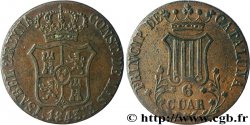 SPAIN - CATALONIA 6 Quartos Catalogne 1843 Catalogne