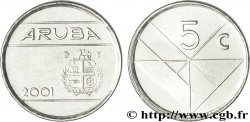 ARUBA  5 Cents 2001 Utrecht