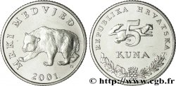 CROATIA 5 Kuna préservation de l’ours brun 2001 Sveta Nedelja MS 