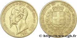 ITALIA - REGNO DE SARDINIA 20 Lire Victor-Emmanuel II roi de Sardaigne / armes de Savoie couronnées 1851 Turin q.BB 
