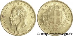 ITALIE 20 Lire Victor Emmanuel II 1876 Rome SUP 