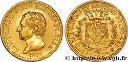 ITALY - KINGDOM OF SARDINIA 40 Lire Charles Félix roi de Sardaigne 1825 Turin