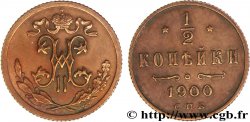 RUSSLAND 1/2 Kopeck monogramme Nicolas II 1900 Saint-Petersbourg