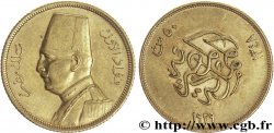 ÉGYPTE 50 piastres or roi Fouad Ier 1929 / AH1348 1929  SUP 