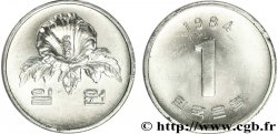 SOUTH KOREA  1 Won fleur d’hibiscus 1984  MS 