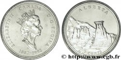 CANADA 25 Cents 125e anniversaire de la Confédération : Alberta 1992  MS 