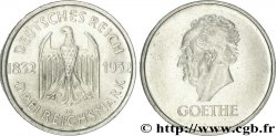 ALLEMAGNE 3 Reichsmark aigle héraldique / Goethe 1932 Munich - D