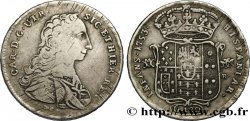 ITALIE - ROYAUME DE NAPLES - CHARLES DE BOURBON 120 Grana 1753 Naples TB+ 