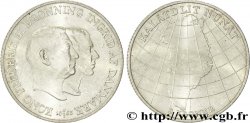 DENMARK 2 Kroner Campagne contre la tuberculose au Groenland : roi  Frédéric IX et reine Ingrid / carte du Groenland 1953 Copenhague AU 