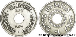 PALESTINE 10 Mils 1927  TTB 