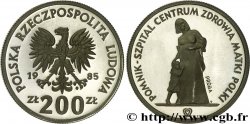 POLOGNE 200 Zlotych (proba) BE aigle / centre hospitalier 1985 Varsovie SPL 