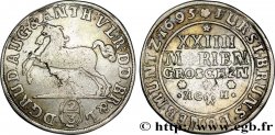 GERMANY - BRUNSWICK-WOLFENBUTTEL 24 Mariengroschen (2/3 Thaler) Principauté de Brunswick-Wolfenbuttel, frappe au cheval au nom de Rudolphe Auguste 1695 