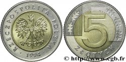 POLOGNE 5 Zlote aigle 1994  SUP 