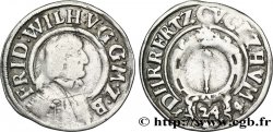 GERMANIA 1/24 Thaler Brandebourg : frappe au nom de Frédéric Guillaume Hohenzollern 1654 Berlin