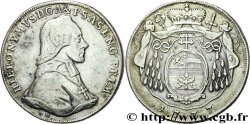 AUSTRIA - SALZBURG 1 Thaler Archevéché de Salzbourg frappé au nom de Jérôme, comte de Colloredo von Wallsee und Mels / manteau d’armes couronné 1777 Salzbourg VF 
