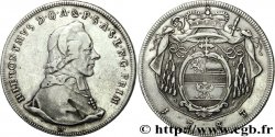 AUSTRIA - SALZBURG 1 Thaler Archevéché de Salzbourg frappé au nom de Jérôme, comte de Colloredo von Wallsee und Mels / manteau d’armes couronné 1783  XF 