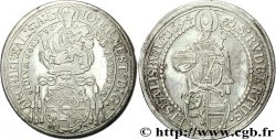 AUTRICHE - SALZBOURG 1 Thaler Archevéché de Salzbourg frappé au nom de Jean Ernest, comte de Thun et Hohenstein : Madone surmontant un écu / Saint Rupert de Salzbourg 1694  TTB 