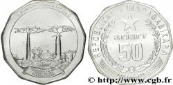 MADAGASCAR 50 Ariary République de Madagascar baobabs 2005  AU 