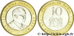 KENYA 10 Shillings Président Daniel Arap Moi 1997 