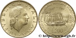 ITALIE 200 Lire Centenaire de l&nbsp;arsenal militaire maritime de Tarente 1989 Rome - R