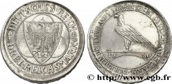 ALLEMAGNE 3 Reichsmark Libération de la Rhénanie 1930 Berlin