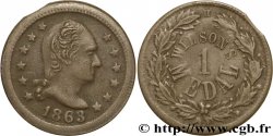 ÉTATS-UNIS D AMÉRIQUE 1 Cent (1861-1864) “civil war token” buste de georges Washington / Wilson’s Medal 1863 