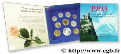 SAN MARINO Série FDC de 10 monnaies 1993 