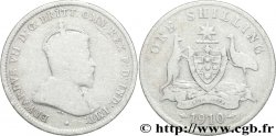 AUSTRALIA 1 Shilling Georges V / écu encadré par un kangoorou et un émeu 1910 Londres F 