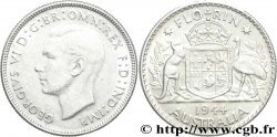 AUSTRALIA 1 Florin Georges VI 1944 Melbourne XF 