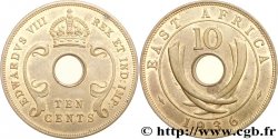AFRIQUE DE L&nbsp;EST 10 Cents frappe au nom d’Edouard VIII 1936  SUP 