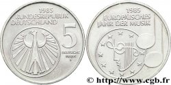 GERMANY 5 Mark aigle héraldique / année européenne de la musique 1985 Stuttgart - F AU 