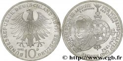 ALLEMAGNE 10 Mark aigle héraldique / A.V. Humbolt, 1er chancelier de l’Ordre pour le mérite 1992 Munich - D SUP 