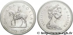 CANADA 1 Dollar Elisabeth II / policier à cheval de la Gendarmerie royale du Canada 1973  SUP 