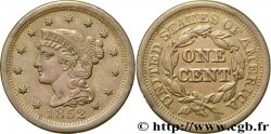 VEREINIGTE STAATEN VON AMERIKA 1 Cent Liberté “Braided Hair” 1852 Philadelphie VZ 