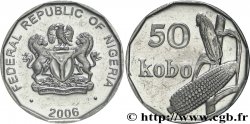 NIGERIA 50 Kobo 2006  MS 