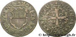 SWITZERLAND - CANTON OF FRIBOURG 2 Kreuzer canton de Fribourg 1789  VF 