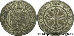 SUIZA - CANTÓN DE NEUCHATEL 4 Kreuzer canton de Neuchatel 1798  MBC 