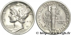 ÉTATS-UNIS D&nbsp;AMÉRIQUE 1 Dime Mercury 1917 Philadelphie TTB+ 