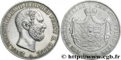 GERMANIA - LIPPE 1 Vereinsthaler (Paul Frédéric Émile) Leopold III  prince de Lippe / armes couronnées 1866 